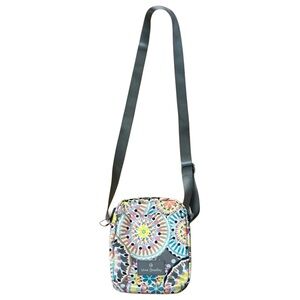 Vera Bradley RFID Lighten Up Mini Hipster Sunny Medallion Purse NWOT